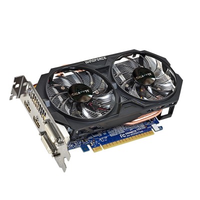 Gigabyte GeForce GTX 750 Ti GV-N75T0OC-2GD 2GDR5 PCIE3 2DVI 2HDMI DP  