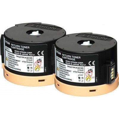Cartouche toner Epson Dual Pack (pack de 2) - Noir 2500 Pag [3923662]