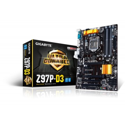 CM Gigabyte Z97P D3 1150 ATX 4DR3 PCIE3 GL VGA DVI HDMI USB3 