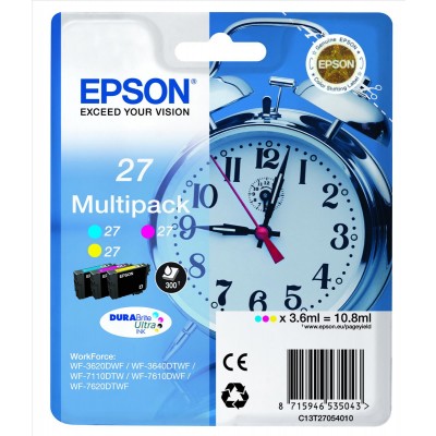 Cartouche d'Encre Epson DURABrite Ultra 27XL - Cyan  Magent [3923942]