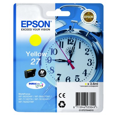 Consommable Epson N°27 Jaune [3924193]