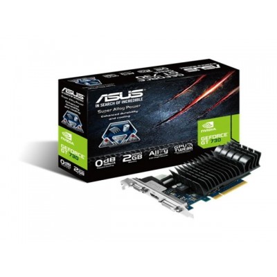 Asus GeForce GT730-SL-2GD3-BRK PCIE 3 2GB DDR3 DVI HDMI VGA [3924251]