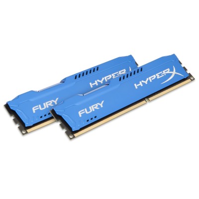 Memoire DDR3 16GB (2x8) 1600MHz HyperX Fury - Blue