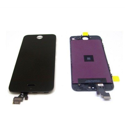 Ecran + vitre tactile assemblé Iphone 5 noir [3924673]