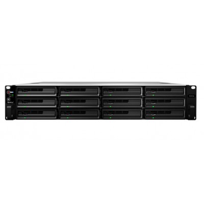 Synology RS3614XS Boîtier NAS Rack 2U pour 12DD 3.5/2.5p 3.4GHz DCore 4Go 4LAN Gb USB3