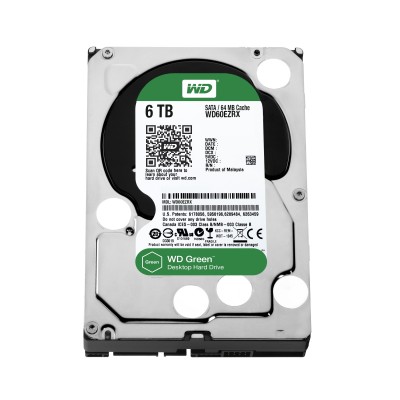 HD SATA III 6TB 3.5" Caviar Green 6Tb IntelliPower 64Mb Sata 6Gb/s* - Garantie 2 ans 