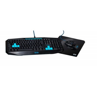 Pack gaming GKB PACK clavier+souris+tapis de souris BLUESTORK 