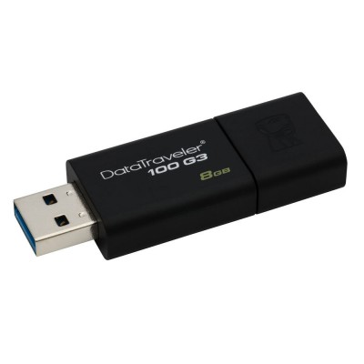 Clé USB Kingston 8GB USB 3.0 DataTraveler 100 G3 [3925326]