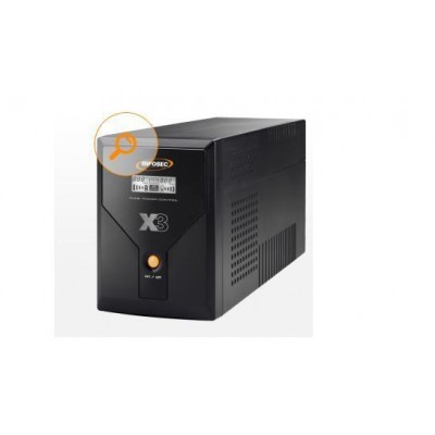 Onduleur INFOSEC X3 EX LCD 1600 USB + soft [3925385]