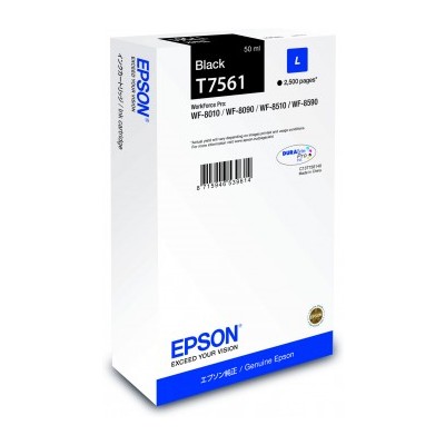 Epson T7561 - Taille L - noir - original - cartouche d'encr [3925621]