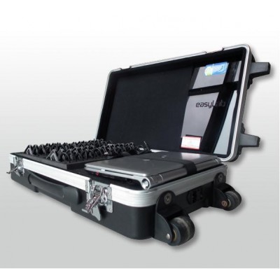 Valise Trolley naocase B1 permettant l integration jusqu'a 30 baladeurs + 1 emplacement pour pc 12"