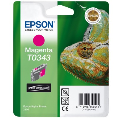 Cartouche jet d'encre Epson UltraChrome T0343 - Magenta [3926259]