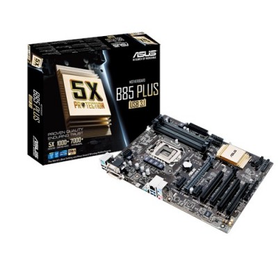 CM Asus B85-PLUS/USB 3.1 S1150 B85 ATX SND+GLN+U3.1 SATA6GB/S DDR3 