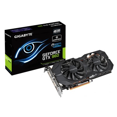 PCI-E GeForce GTX 960 GIGABYTE GV-N960WF2OC 4G GDDR5 HDMI 2DVI DP 
