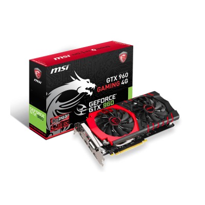 PCI-E GeForce GTX 960 GAMING 4G MSI 128bit HDMI 3x DisplayPort DVI-I active
