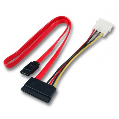 Molex 5""1/4 - 0.50m vers Nappe SATA 22 points et SATA 7 po [3927378]
