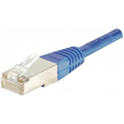Cordon RJ45 0,5 m F/UTP CAT6 bleu