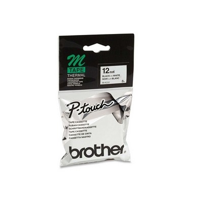 BLISTER DE 1 RUBAN NOIR/BLANC RUBANS 12 MM - LONGUEUR 8M [3927884]