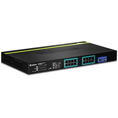 Switch Web Smart 16 ports PoE+ + 2xSFP  Rackable Trendnet T [3927989]