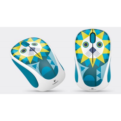 Souris Logitech M238 jaune Play Collection Lion Sans fil - 3 Bouton(s)