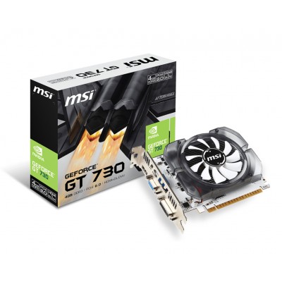 PCI-E GeForce GT730 N730-4GD3V2 4096MB GDDR5 128bits Dual Slot 1xDVI 1xHDMI VGA Card