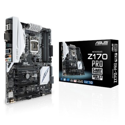 CM Asus Z170-PRO S1151 Z170 ATX SND+GLN+U3 M2 SATA 6GB/S DDR4 