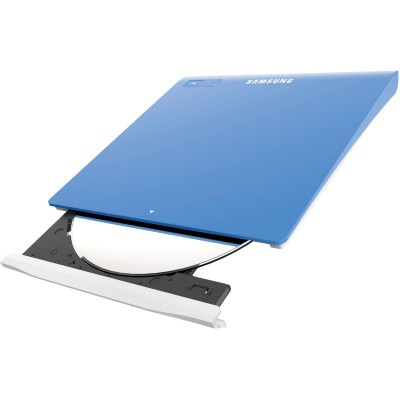 Graveur DVD Externe SLIM Samsung Bleu SE-208GB RSRD 8X USB2.0 0.75MBs