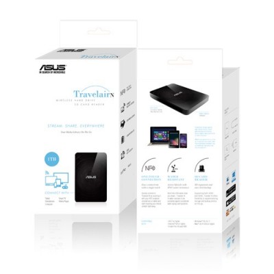 Disque dur Asus Travelair N (WHD-A2) 1 To - 2.5" - Externe  [3929086]