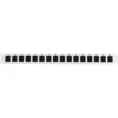 Panneau de brassage équipé de prise RJ45 - 1U 16 ports ST [3929103]