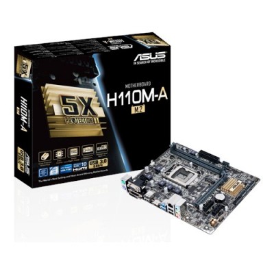 CM Asus H110M-A/M.2 S1151 H110 MATX VGA+SND+GLN+U3+M2 SATA6 [3929661]
