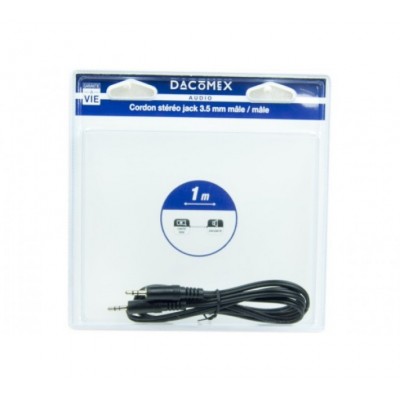 Cordon jack -1,0m Dacomex blister