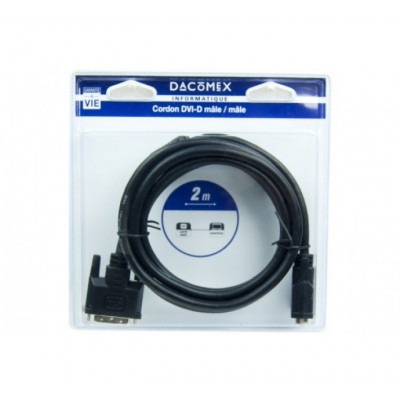 Cordon DVI-D m/m 2 0M Dacomex blister [3929836]