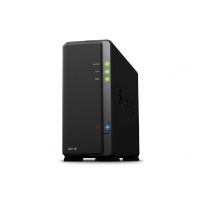 Synology DS116 Boîtier NAS pour 1 DD 3.5p/2.5p 1.8GHz Dual [3929975]