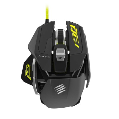 Souris  MadCatz filaire RAT PRO S PC/Mac - Noir/jaune