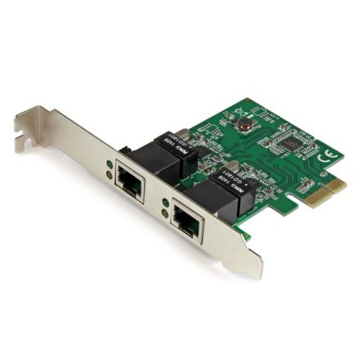 Carte réseau 10/100/1000 PCI Express à 2 ports Gigabit Et [3930306]