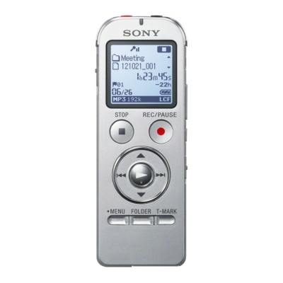 Enregistreur vocal numérique Sony ICD-UX533 - LCD - 4 Go Mémoire Flash - 1073 Heure(s) Enregistremen