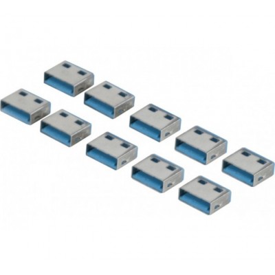 Lot de 10 bouchon-cadenas USB type A (attention necessite 1 * 3930496)