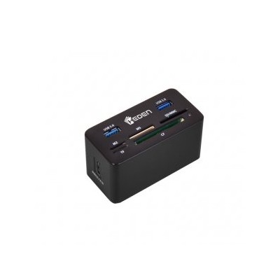 Lecteur de cartes mémoire HEDEN - USB 3.0 avec adaptateur  [3930500]