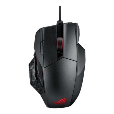 Souris Asus ROG Spatha - Souris 12 boutons - Sans fil, filaire - USB, 2.4 GHz