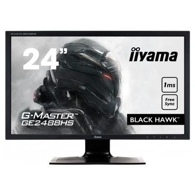 Ecran LED 24''  IIYAMA GE2488HS-B2 1920X1080 16:9 1MS 1000:1 VGA DVID HDMI IN         