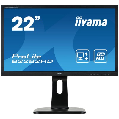 Ecran LED 22''  IIYAMA B2282HD-B1 1920X1080 16:9 5MS 1000:1 [3930733]