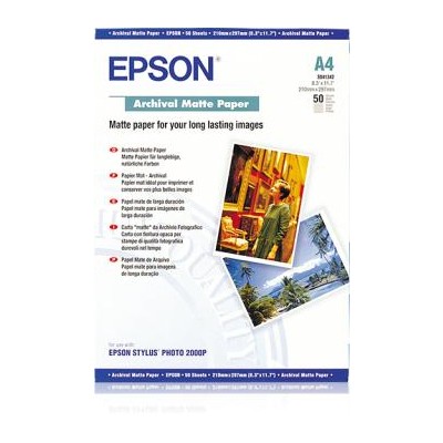 Papier Photo Epson MAT ARCHIVAL A4 192Gr 50 feuilles [3930802]
