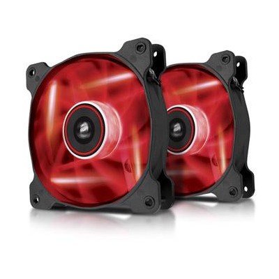Corsair Air Series AF120 Red Quiet Edition - Twin Pack