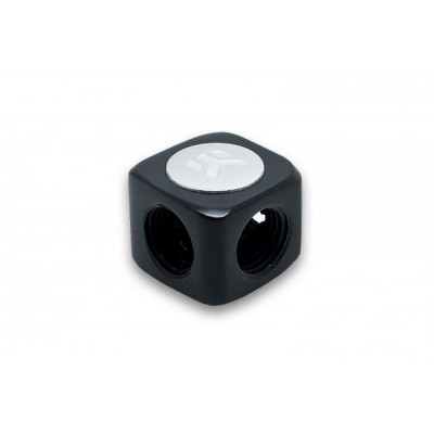EK Water Blocks EK-AF T-Splitter 3x G1/4 female - Noir