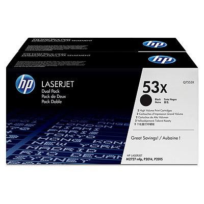 Toner HP 53X Original - Noir - Laser - Élevé Rendement -  [3931129]
