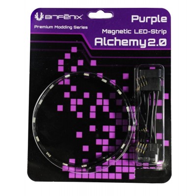 BitFenix Alchemy 2.0 Magnetic LED-Strip - 30cm  15 LEDs  Vi [3931178]