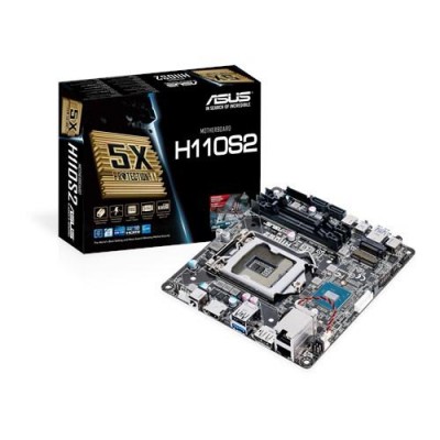 CM Asus H110S2 S1151 H110 MSTX VGA+SND+GLN+U3 SATA6GB/S SOD [3931301]