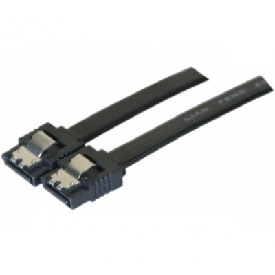 Cable sata 6GB/s slim sécurisé (noir) - 50cm