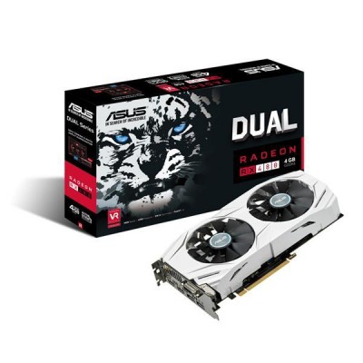Radeon Asus DUAL-RX480-4G PCI-E3.0 4GB GDDR5 1266MHZ DVI HDMI2 DP2
