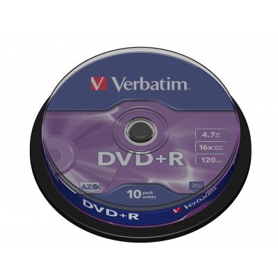 DVD +R 16X Verbatim Spindle de 10       